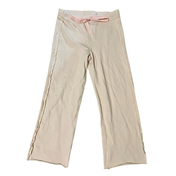 Frank & Eileen Bella Triple Fleece Sweatpants Pink M Made in USA - Picture 2 of 8